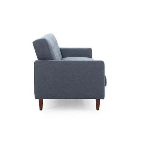 Futón de tela azul oscuro