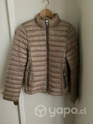 Parka/chaqueta mango dorada