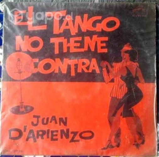 Vinilo L.P.Juan D'Arienzo El Tango No Tiene Contra