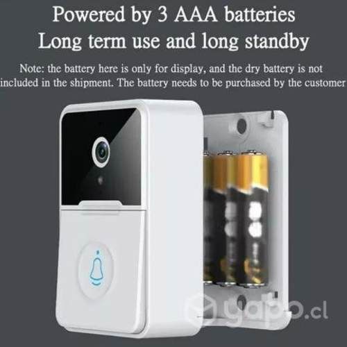 Timbre Cámara Wifi Seguridad Video Portero Inalám