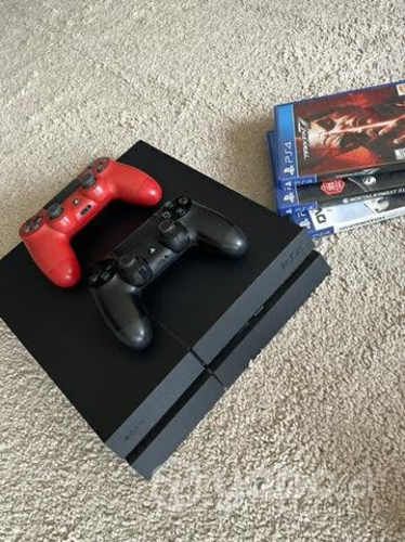 PlayStation 4 fat 500 + 3 juegos (uso adulto)