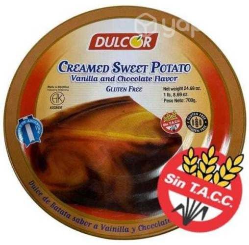 Batata con chocolate en lata