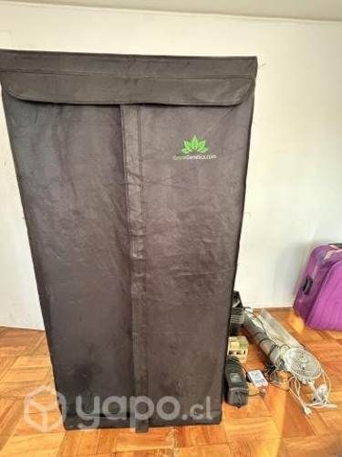 Indoor + 2 semilla + termostato + panel de luz +