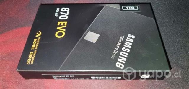 Disco sólido SSD interno Samsung 870 EVO 1TB Negro
