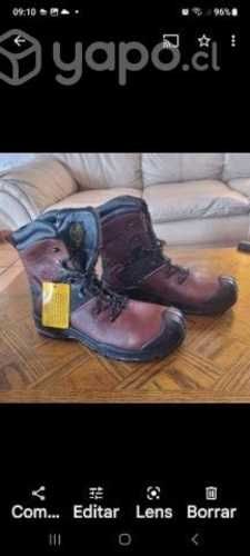 Botines de cuero de segurdad