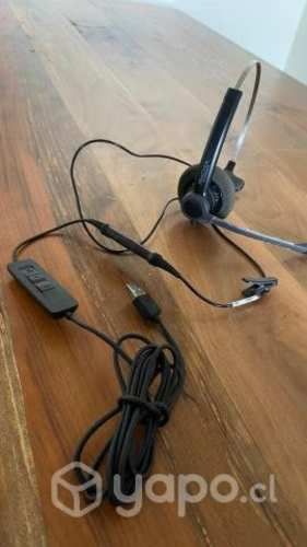 Audífonos Cintillos Auriculares USB Plantronics