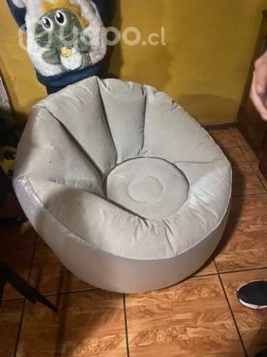 Sillón inflable con luces