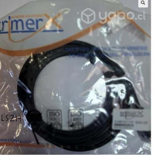 Patch Coord Trimerx 2m cat6 Negro