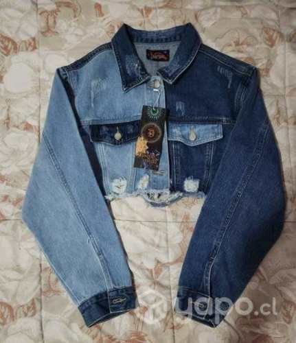 Chaqueta de mezclilla mujer