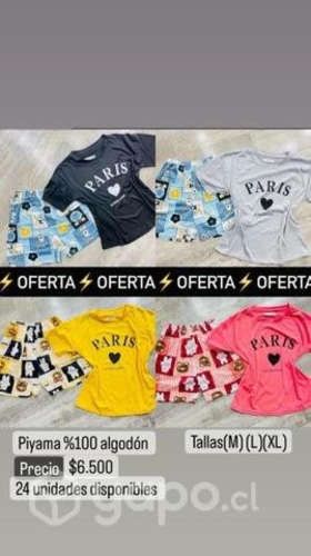 Pijama algodón short