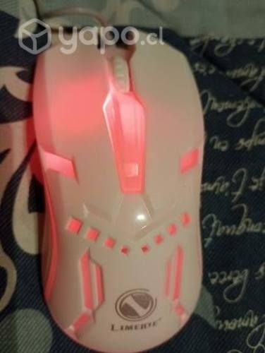 Mouse Gamer Blanco Luminoso