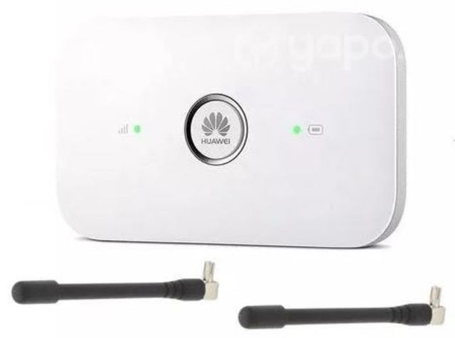 Modem wifi portátil Huawei E5573 + 2 antenas omnid