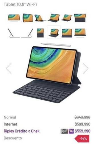 Huawei MatePad Pro 10.8 + Keyboard + M Pencil
