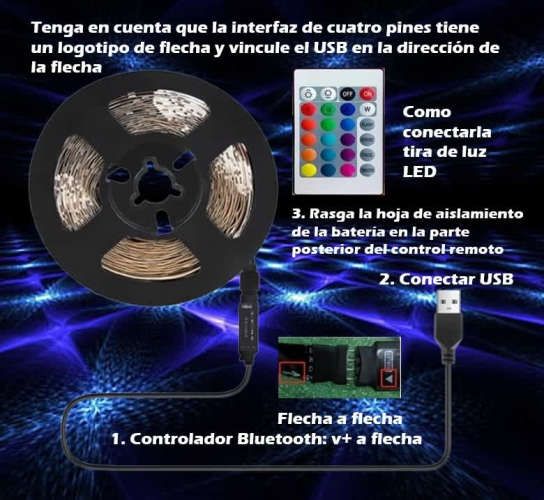 Tira de luces LED de 2M