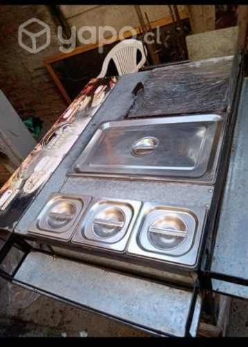 Carro para completos, choripa sopapillaentré otros