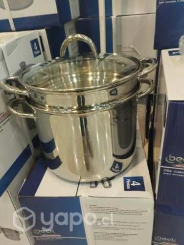 Fondo 7 litros acero inoxidable reforzado