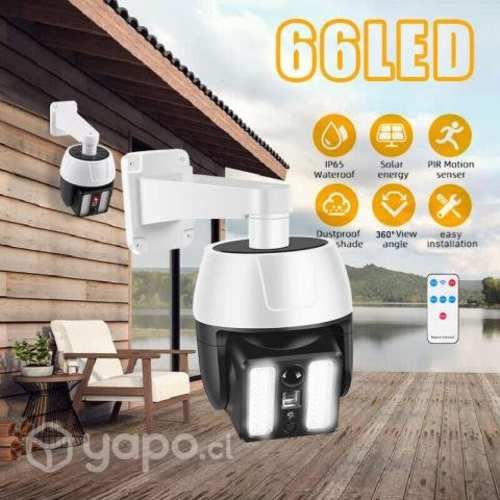 Foco Led Solar Tipo Camara De 66 Led