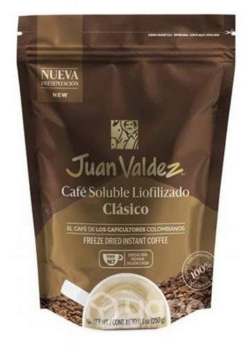 Cafe liofilizado Juan valdez 250 gr