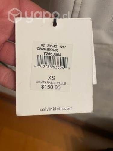 Impermeable nuevo Calvin Klein
