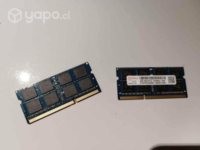 Memoria Ram 4gb ddr3l