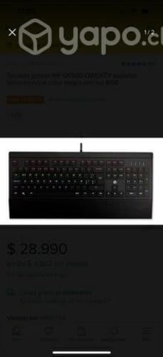 Teclado mecánico HP