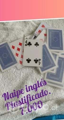 Naipe plasticicado