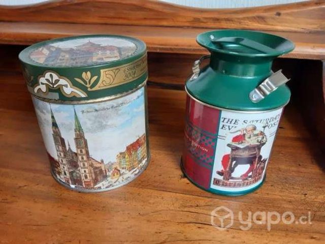 Hermosas latas inglesas para colección