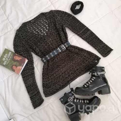 Chaleco café oscuro