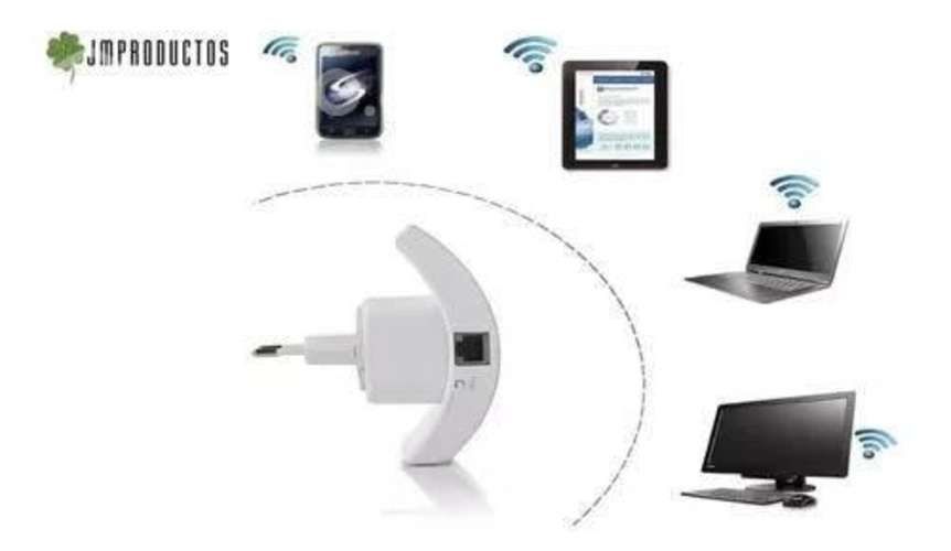 Repetidor Amplificador Señal Wifi 300mbps Rj45 + E