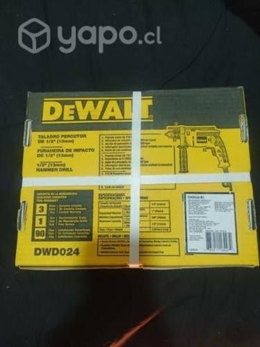 Taladro Percutor 12 Dewalt 710w Dwd024 nuevo