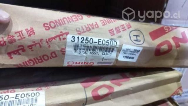 Disco de embrague hino s-500/gh-8j/fm-8j