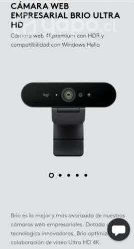 Camara web logitech ultra HD.