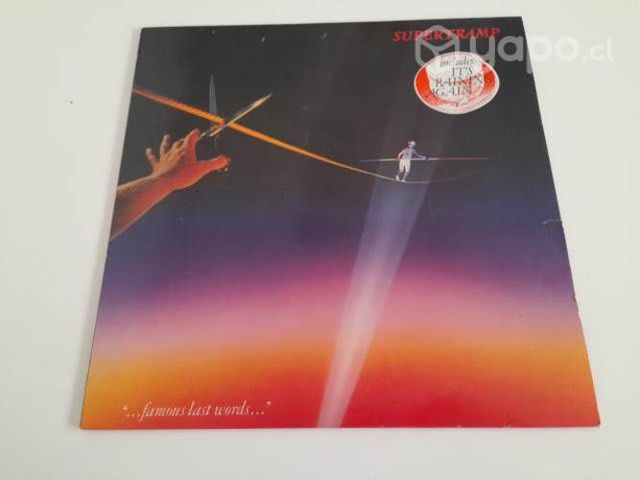 Vinilo Supertramp &quot;Famous Last Words&quot; Original