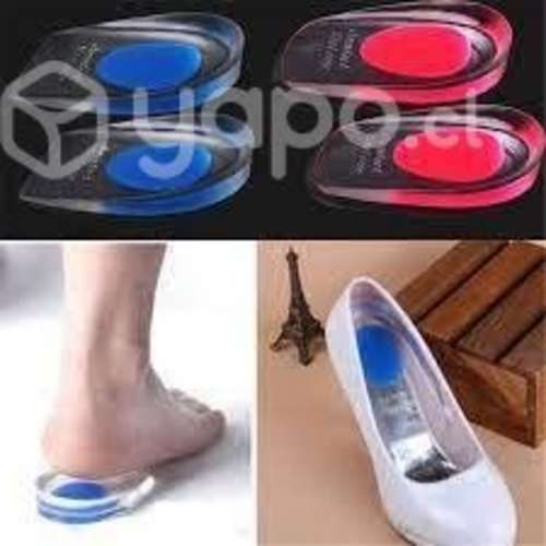 Par Plantillas Silicona Taloneras Espolón Calcaneo