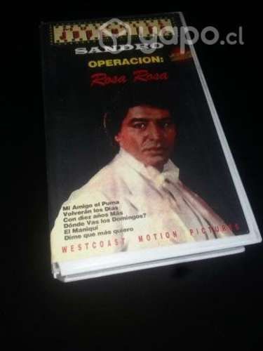 Película Musical Operación: Rosa Rosa Sandro vhs