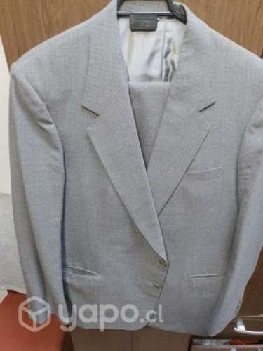 Terno De Sastre tela italiana talla 50 color plomo