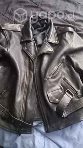 Chaqueta cuero grueso