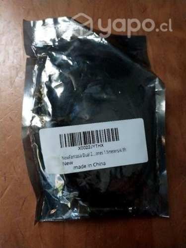 Cable Dual Para Headphones. New Fantasia Dual.