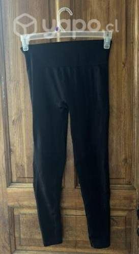 Calzas deportivas negras con control de barriga