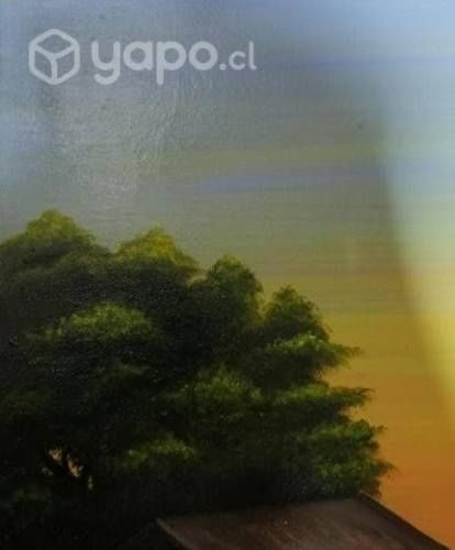 Cuadro en lienzo, pintado con acrilico