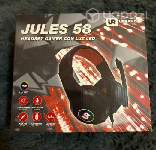 Audífonos Gamer luz Led RGB Nuevos sellados