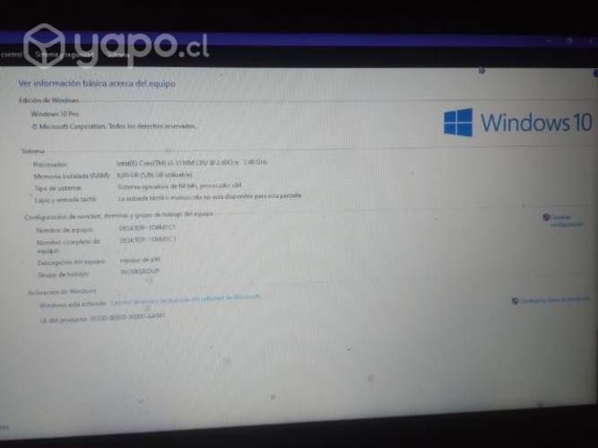 Notebook core i3 3110 tercera generación