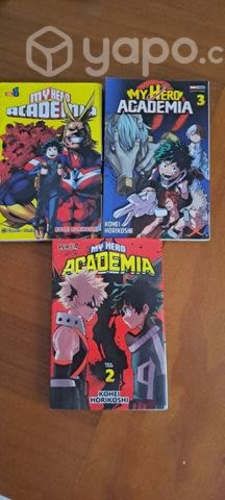 Manga Boku no Hero tomo 1, 2 y 3