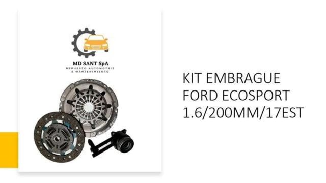 Kit embregue ford ecosport 1.6