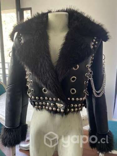 Chaqueta intervenida a la mano forrada entera