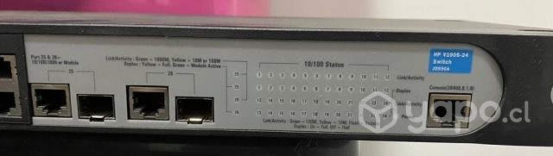 Switch HP V1905-24 Puertos administrable