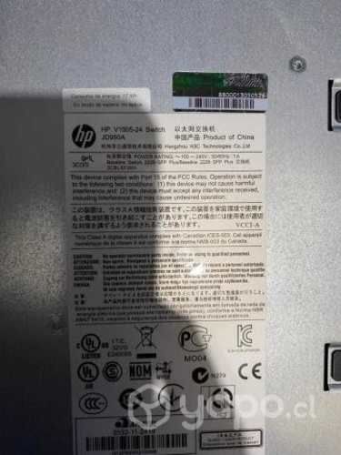 Switch HP V1905-24 Puertos administrable