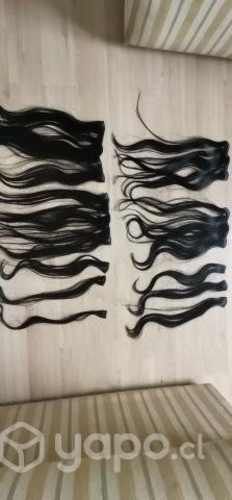 Set extenciones de cabello 100% natural