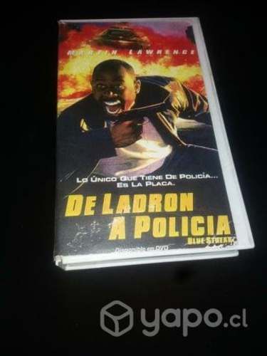 Película De ladrón a policía vhs
