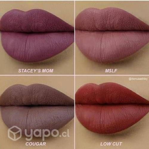 Velvetines Labiales Líquidos de Lime Crime